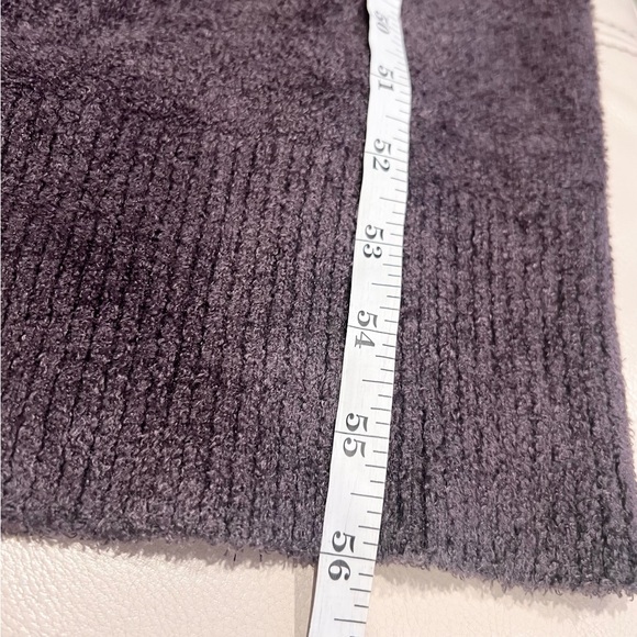 Barefoot Dreams CozyChic Lite Long Robe S / M Medium Women's Carbon Gray Soft - Picture 7 of 11